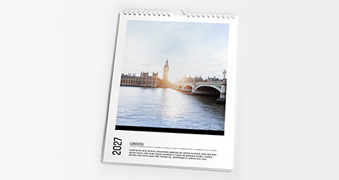 Calendrier 20x30 cm - Impression numérique
