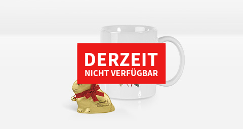 Tasse mit Lindt-Schokohase