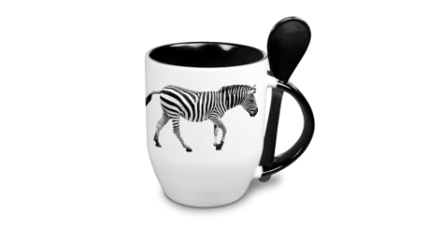 Tasse mit Löffel