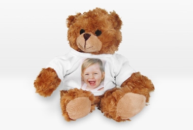 Teddybär mit T-Shirt 18 cm